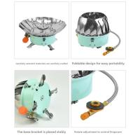 Mini estufa de Gas de cartón plegable portátil para acampar al aire libre, cocina compacta, estufa cuadrada pequeña para entretenimiento al aire libre - details 11