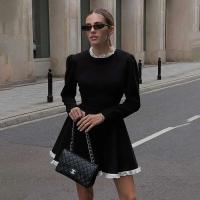 Tossy-minivestido de encaje negro para mujer, vestido de fiesta Vintage elegante de cintura alta a la moda, retales de verano 2024 - details 6