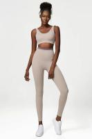 Ropa interior deportiva Sexy para mujer, sujetadores de Yoga de alto impacto con contraste de Color, Tops cortos de Fitness con - details 18