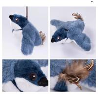 Juguete de Gato Interactivo Pájaro Volador Recargable Ratón de Peluche con Toca y Buzona - details 7