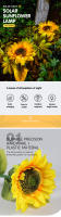 Lámpara Solar de jardín para exteriores, simulación de girasol, césped, paisaje nocturno, decoración del hogar, luz de flores - details 0