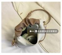 Bolso de Mano de Rayas Cinteladas Bolso de Verano de Moda para Mujeres - details 5