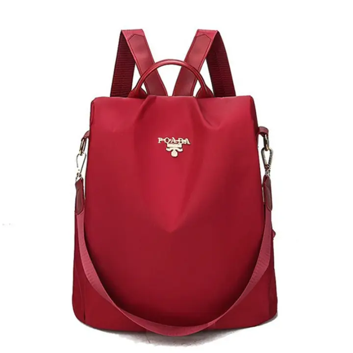 Mochila antirrobo, mujeres, ocio al aire libre, bolsa de viaje, impresión, mochila escolar de tela Oxford, mochila de moda, enviar colgante - 1