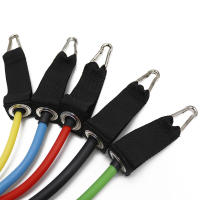 Bandas de resistencia ejercicio conjunto Pull Band 5 tubo aros de goma de banda de potencia entrenamiento de fuerza de aptitud de los hombres las mujeres - details 2