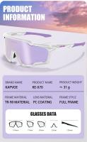 KAPVOE Gafas de Sol para Ciclismo Polarizadas UV400 Ideales para Ciclismo, Patinaje, Pesca - details 15