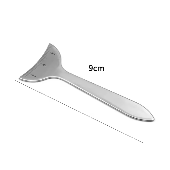Instrumento de belleza coreano de cirugía plástica, Regla de medición de gusano de seda, herramienta de doble pájaro, artefacto - 1