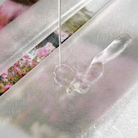 Cortina de ducha de cubo de agua transparente, impermeable, 3D, EVA, cortinas de baño er para bañera, cubierta de baño con ganchos - details 12