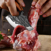 Cuchillo De Cocina Multifuncional De Acero Inoxidable Forgado Con Abrebotellas Y Funda Cuchillo Para Carne Y Desbonador - details 13