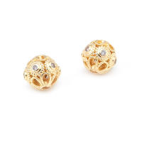 Cuentas de Espaciador de Barril de Brass Dorado de 18K Accesorios de Joyería DIY para Mujeres - details 20