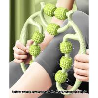 Rodillo masajeador redondo para cintura, anillo para músculos abdominales, Clip para pierna, tubo de estufa para limpiar los meridianos, herramientas portátiles de masaje para celulitis - details 31