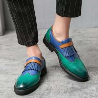 Zapatos de vestir para hombre, diseño italiano de moda de Cow Ford, zapatos de cuero nuevos 2022 - details 0