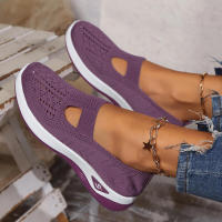 Zapatos para caminar de malla ventilada para mujer, suela cómoda y moderna, superficie suave, ligeros y cómodos, para personas mayores, nuevos - details 3
