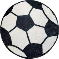 Alfombra de Fútbol Suave y Cómoda Redonda para Dormitorio y Sala de Estar Temática Deportiva - details 1
