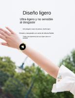 Reloj inteligente para hombres: llamadas, frecuencia cardíaca, sueño, clima, deportes, pantalla táctil y larga duración de bater - details 1
