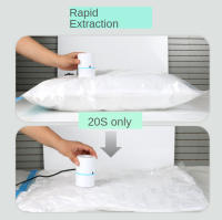 Organizador de Almacenamiento de Armario de Primavera/Verano 22 Bolsa de Compresión de Vacío Eléctrico Reutilizable Bolsa Ziplock de Plástico Almacenamiento Ahorrador de Espacio - details 2