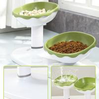 Cuenco ajustable para mascotas de gran capacidad, cuenco desmontable para base alta para gatos, cuenco doble de plástico, cuenco de alimentación para comida de perros, gatitos y cachorros - details 11