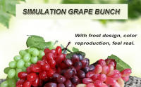 racimos de racimo de uvas artificiales