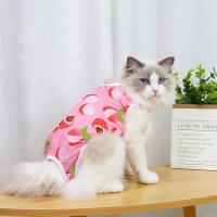 Traje de esterilización para destete de gatos, mono para perros pequeños y gatos, ropa de recuperación antipérilo después de la cirugía, ropa para el cuidado de mascotas con estampado bonito - details 11
