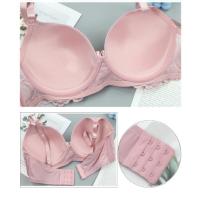 Sujetador sexy de encaje, ropa interior de copa grande, estampado de espiga, algodón. - details 3