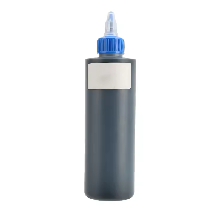 Tinta negra para práctica de tatuajes, pigmento de arte corporal de gran capacidad para principiantes profesionales, 240ml - 1