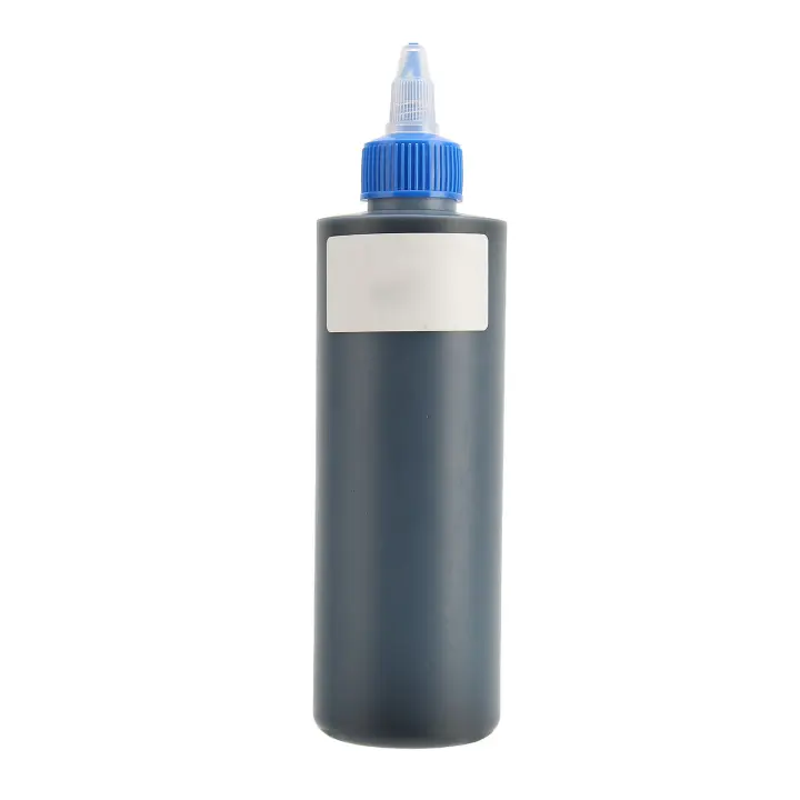 Tinta negra para práctica de tatuajes, pigmento de arte corporal de gran capacidad para principiantes profesionales, 240ml - 1
