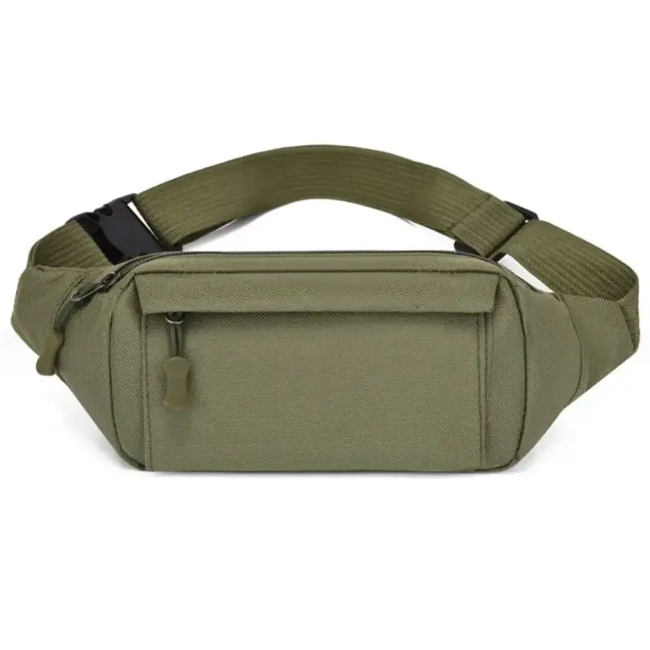 Bolsa de tela Oxford para ciclismo, bolso de cintura portátil, resistente al desgaste, impermeable, cinturón de hombro - 1