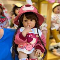 BZDOLL-Muñeca Reborn realista de 60 CM para niños, juguete de 24 pulgadas, silicona suave, recién nacido - details 4