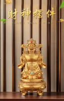 Adorno dorado de Yuanbao Caishen, olla del tesoro del hogar, estatua de Wen Caishen, regalo de apertura de tienda grande - details 3
