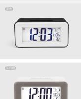 Reloj Digital de escritorio con Control de sonido, retroiluminación, repetición de 12/24 H, 8 tonos de llamada de alarma para dormitorios, reloj electrónico simple para niños - details 4