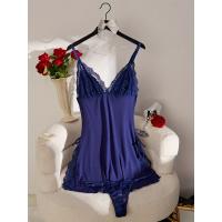 Conjunto de camisón y braguita de diseño encantador con tirantes finos y cuello en V, ropa sexy para mujer - details 36