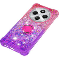 Funda líquida con purpurina y soporte para Xiaomi Redmi 14C A4 A3 Pro Poco C75, cubierta de arena fluida degradada - details 4