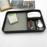 Bandeja de mesita de noche texturizada Litchi - C Organizador de llaves, teléfono y artículos pequeños (ideal para hombres) 30*20*3cm - details 7
