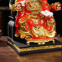 Emperador, Wenchang de 12 pulgadas y 16 pulgadas, Estrella Wenqu, ocupó el primer lugar en la lista de estatuas de Buda de resina, fibra de vidrio y chapadas en oro - details 5