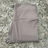 Pantalones deportivos suaves de Color sólido para mujer, mallas altas cansadas para Yoga, gimnasio atlético, entrenamiento integral, trote, bolsillo trasero en la cintura - details 2