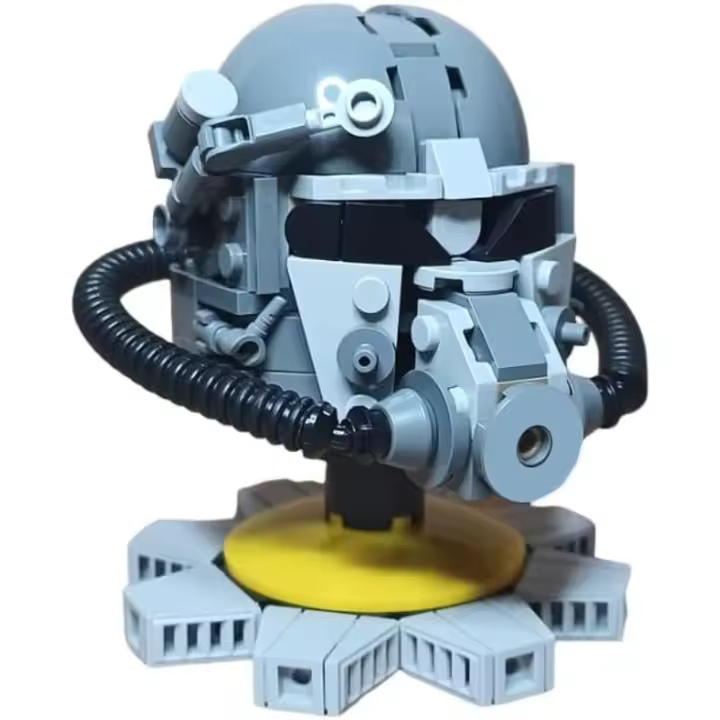 Bloques de construcción de casco blindado con alimentación T60, 254 juegos clásicos, modelo de casco blindado, juguetes de construcción, juegos de otoño para fanáticos de niños y adultos - 1