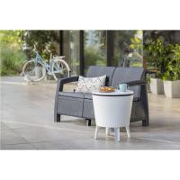 Mesa Nevera para Exterior y Jardín, Ratán, Color Crema, Capacidad 30 L, 45 latas - details 20