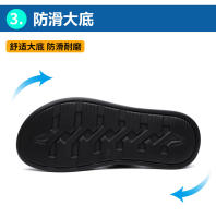 Zapatillas de los hombres de verano nueva luz de lujo de suela suave de una palabra de arrastre exterior desgaste personalizado tendencia sandalias de moda cuadros zapatos de playa - details 10