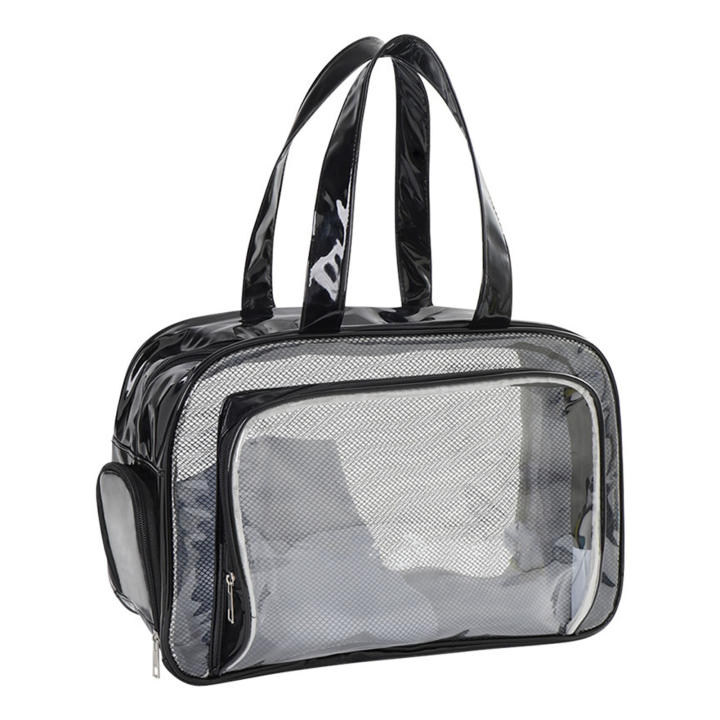 Bolsa de Playa Grande Separación de Agua y Secado, Resistente al Agua, Ventana Transparente PVC