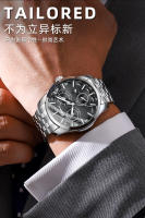 Reloj para hombre Reloj para hombre de negocios a la moda Tres ojos Seis agujas Aleación Calendario luminoso Reloj para hombre - details 2