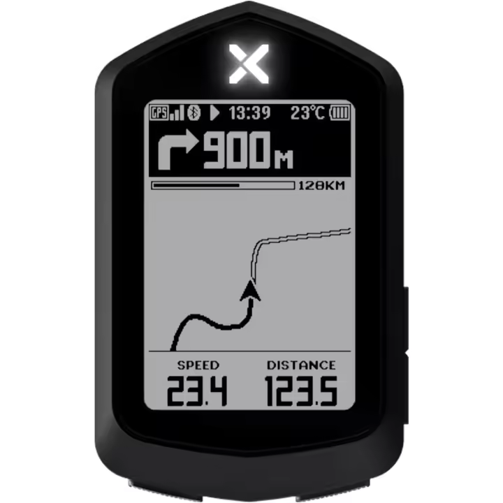 Ciclocomputador GPS, navegación por mapa, carga rápida USB tipo C, resistente al agua IPX7, pantalla HD de 2,4 pulgadas - 1