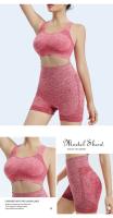 Sujetador deportivo para mujer, Top Push Up, Fitness, Yoga, ropa interior, Tops deportivos para mujer, chaleco transpirable para correr, ropa de gimnasio - details 16