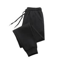 Men's Casual Pants Autumn Winter Fleece Sweatpants Men Running Jogger Sports Gym Trousers Fashion Solid Color Workout Long Pants - details 3