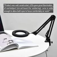 Lupa LED Iluminada 3 Colores 72LED 8X/10X Ideal para Reparación de Hierro de Soldadura, Lámpara de Mesa, Cuidado de la Belleza de la Piel - details 5