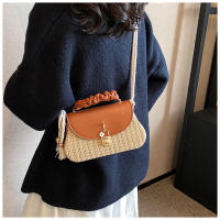 Bolso de mano de paja de moda para mujer, bolso de hombro tipo bandolera de cuerda de alto valor, novedad de verano - details 8