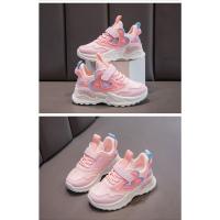 Zapatillas de deporte de marca para niños, zapatillas antideslizantes para correr para niñas, zapatillas deportivas impermeables para exteriores, zapatillas de tenis rosas, zapatos cómodos para caminar - details 12