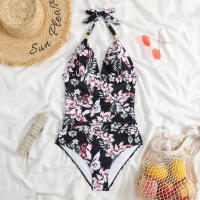 Trajes de Baño de Una Pieza para Mujer, Bañador elegante, Reductor, Halter, Playa, Verano, Push Up, Aprieta Barriga, Tankinis - details 34