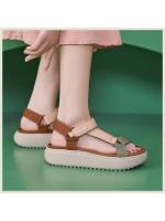Nuevo 2025 sandalias jóvenes, deportes casuales, plataforma cómoda, Velcro, zapatos de mujer de gran tamaño - details 3
