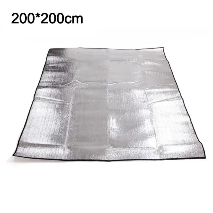 Esterilla Térmica para acampada, ultraligera almohadilla de espuma, impermeable, reflectante del Calor, para Picnic y playa, para Exterior - 1