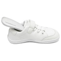 Zapatos De Tobillo Ancho Para Niños HOBIBEAR Zapatillas Minimalistas De Piel Sintética Y Malla Ligera Con Enganche Para Niños Y Niñas - details 8