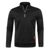 2025 Chaqueta de punto con cuello para hombre, suéter de terciopelo fino, estilo moderno, talla grande, otoño e invierno - details 16